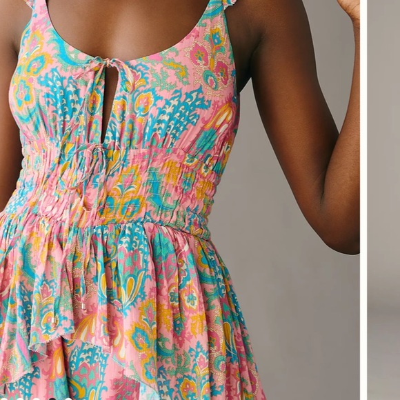 Extra Small Love the Label Eva Jumpsuit in Suri Pink Print - Picture 2 of 7